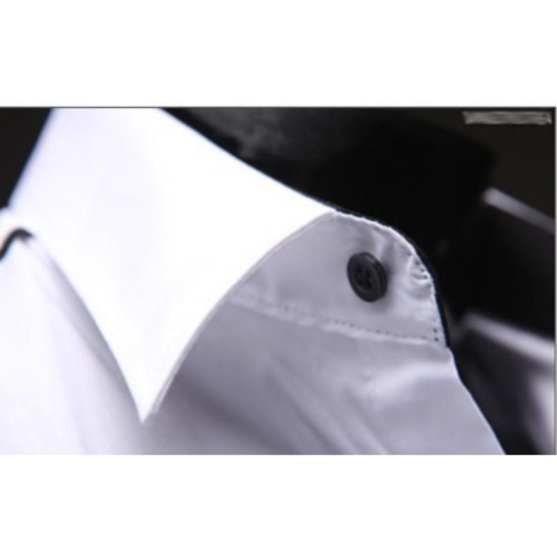 Men's Long-sleeved Casual Temperament Shirt Personalized Lapel Slim Top