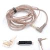 Câble d'origine Cuivre Haute Pureté Torsadé 2 broches Fil d'écouteurs de mise à niveau pour KZ ZS3 ZS4 EDX ZSN ZST ASX EDX ZSX CA4 C12 C16 ZAX C10