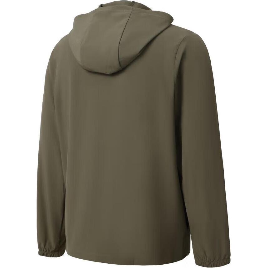 Adidas Solid Color Comfortable Casual Hooded Zip Jacket Unisex Jackets Olive-Green JN8453