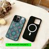Vintage Pattern Phone Case For iPhone17,16,15,14,13,12,11 Plus,Pro Magnetic For Magsafe Wireless Charging