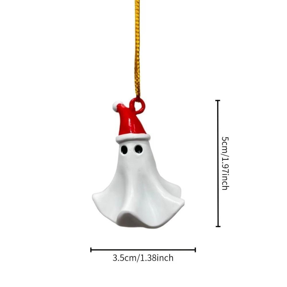 

2D Christmas Tree Decorations Ghost Car Hanging Pendant New Christmas Tree Ornaments Party Decor