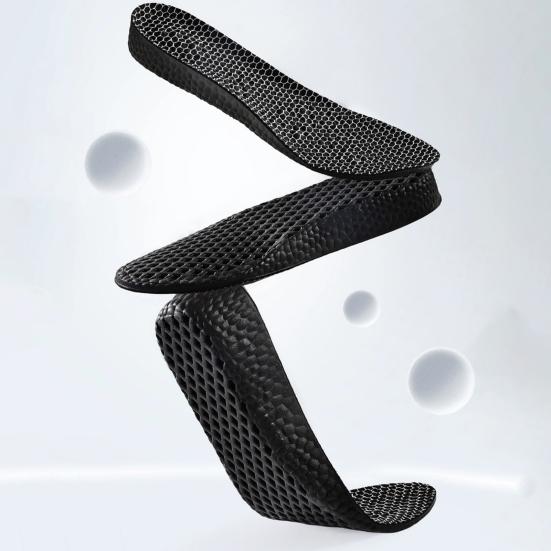 Inner Heightening Insole Cushioned Foam for Men Women Shock Absorption Arch Massage Support for Running Walking Fitness