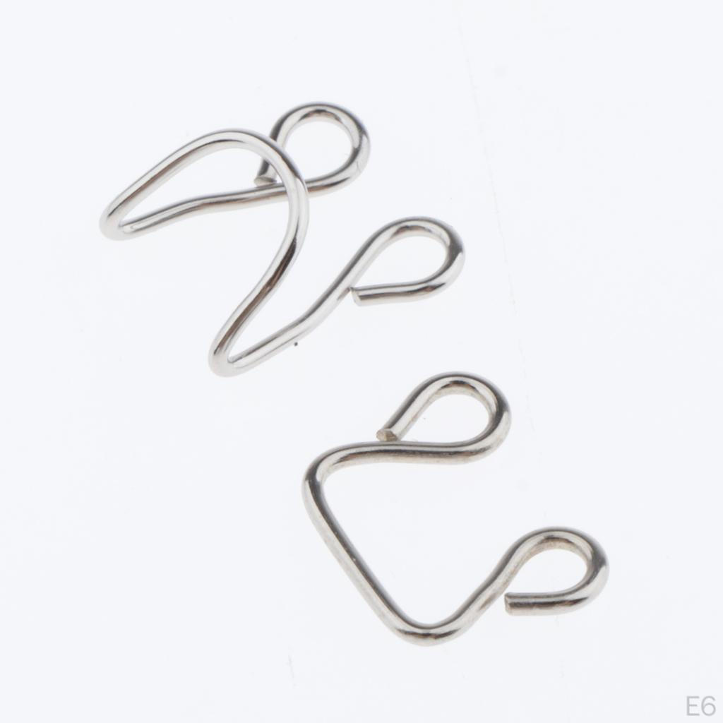 200 Hooks And Eyes, Bra Closure Buttons Eyelets For Sewing Clothes