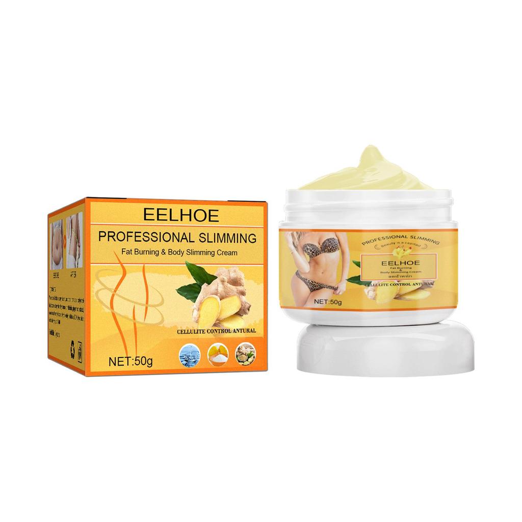 EELHOE Ginger Slimming Cream 50g, Body Shaping, Fast Fat Burning, Body Slimming Cream