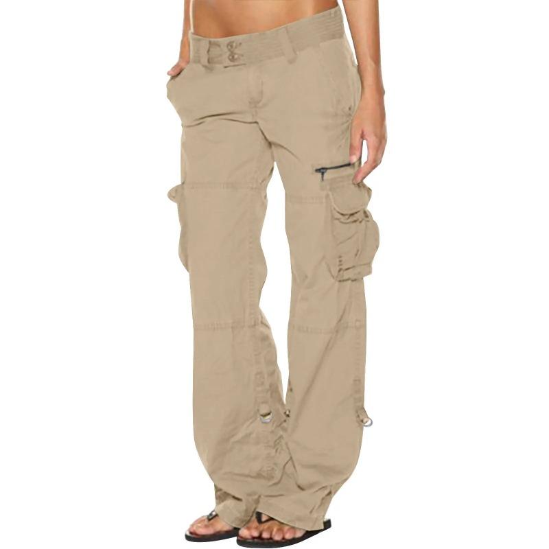 Women's Spring Autumn European American Fashion Classic Street Trend Daily Retro French Wide Leg Work Pants