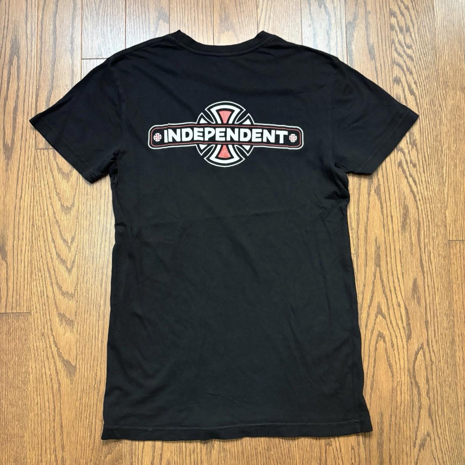 Emerica Independent T Shirt Skate Men’s S Black Graphic Tee Y2K Grunge Punk NYC S