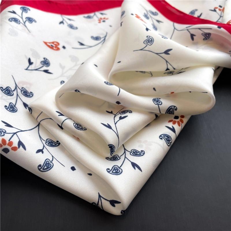 Large Scarf Silk Feeling Square for Men Women Multifunctional Head Scarf Unisex Hijab Outdoor Neck Scarves Daily Wear