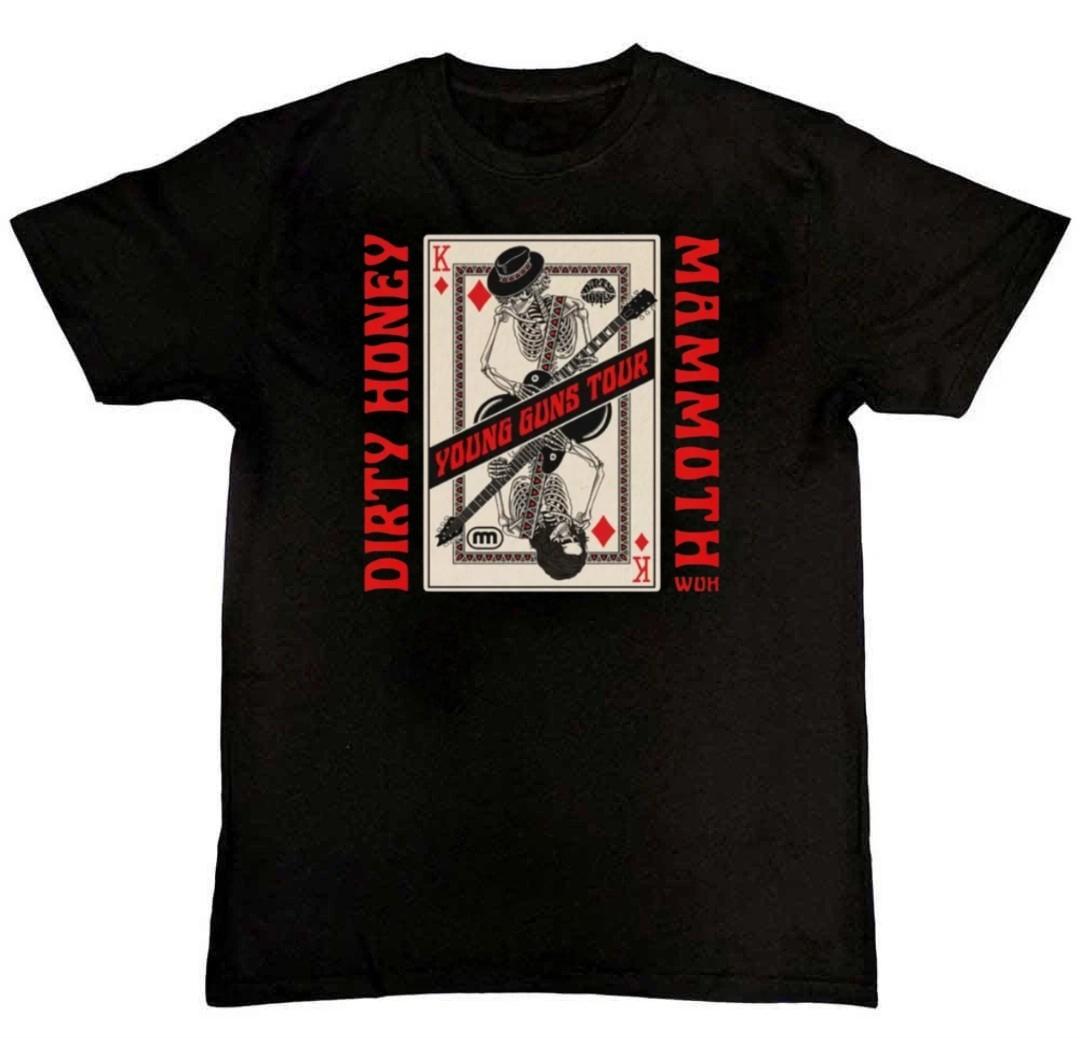 Dirty Honey and Mammoth WVH Graphic Print Mens T-Shirt XXL