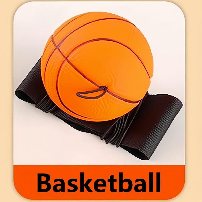 1pc Rubber Bouncy Ball With Wrist String For Hand-Eye Coordination Training, Wrist Strengthening, Outdoor Exercise And Fitness