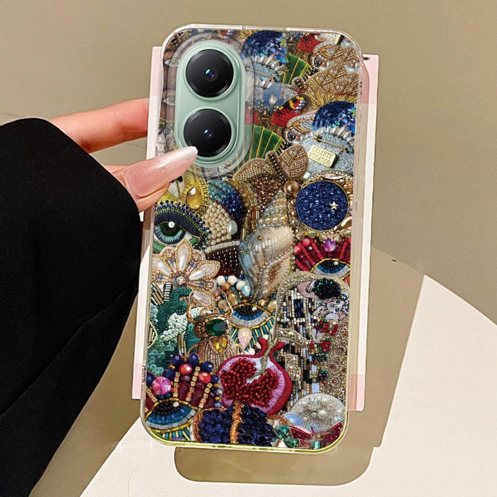 Planet Fruit Sun Eye Water Texture Women Girls Phone Case for Xiaomi Poco X5 X7 M6 Pro X6 X3 Pro NFC C75 C71 C65 C61 M5S Cover