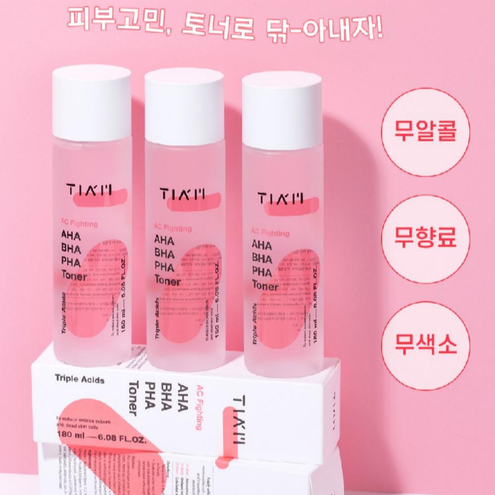 [TIAM] AC Fighting AHA BHA PHA Toner 180ml