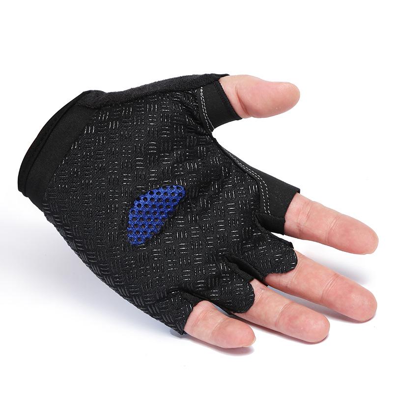 Half finger breathable non-slip ultra-thin cycling gloves