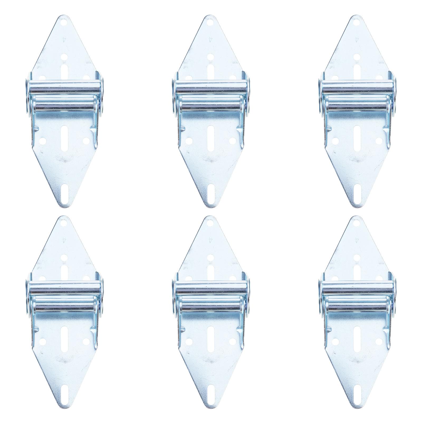 

Упаковка из 6 портативных петель для гаражных ворот из нержавеющей стали, включает 8 винтов для прочного и высокопроизводительного ежедневного использования