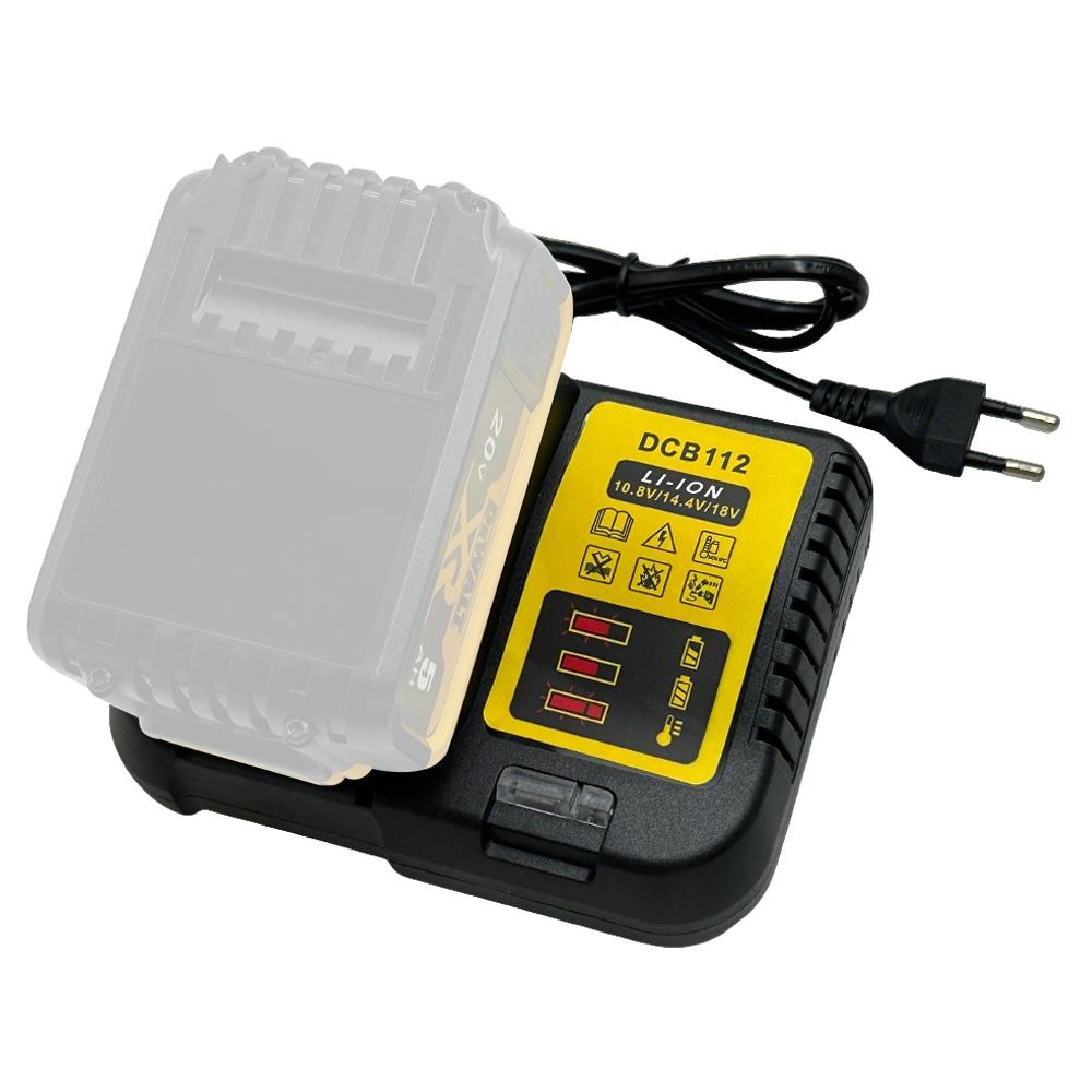 2A DCB112 Lithium Battery Charger For 10.8V 14.4V 18V 20V DCB206 DCB205 DCB204 DCB203 DCB120,DCB107 DCB115