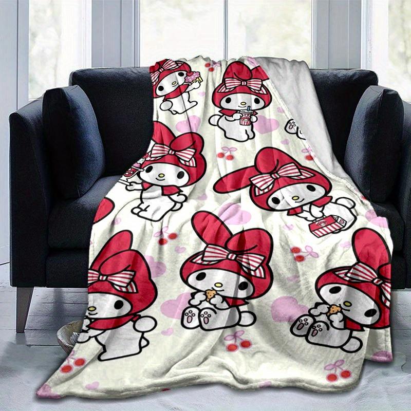 

1pc. Cute My Melody Patterned Blanket - Perfect for Home, Office, Outdoor Use, Gift Idea, Suitable for Al 100x150cm