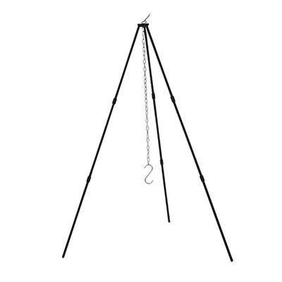 Camping Bonfire Tripod Aluminum Alloy Detachable Stand Stainless Steel Chain Cooking Pot Frame Tool Picnic Cooking Equipment
