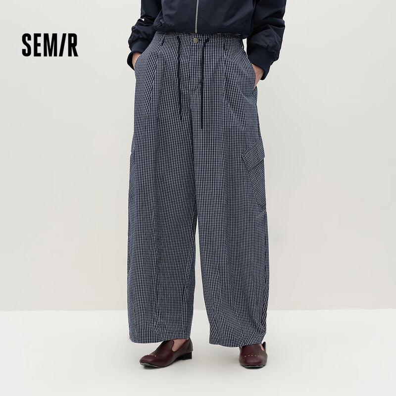 Женские плиссированные брюки карго свободного кроя Semir XS