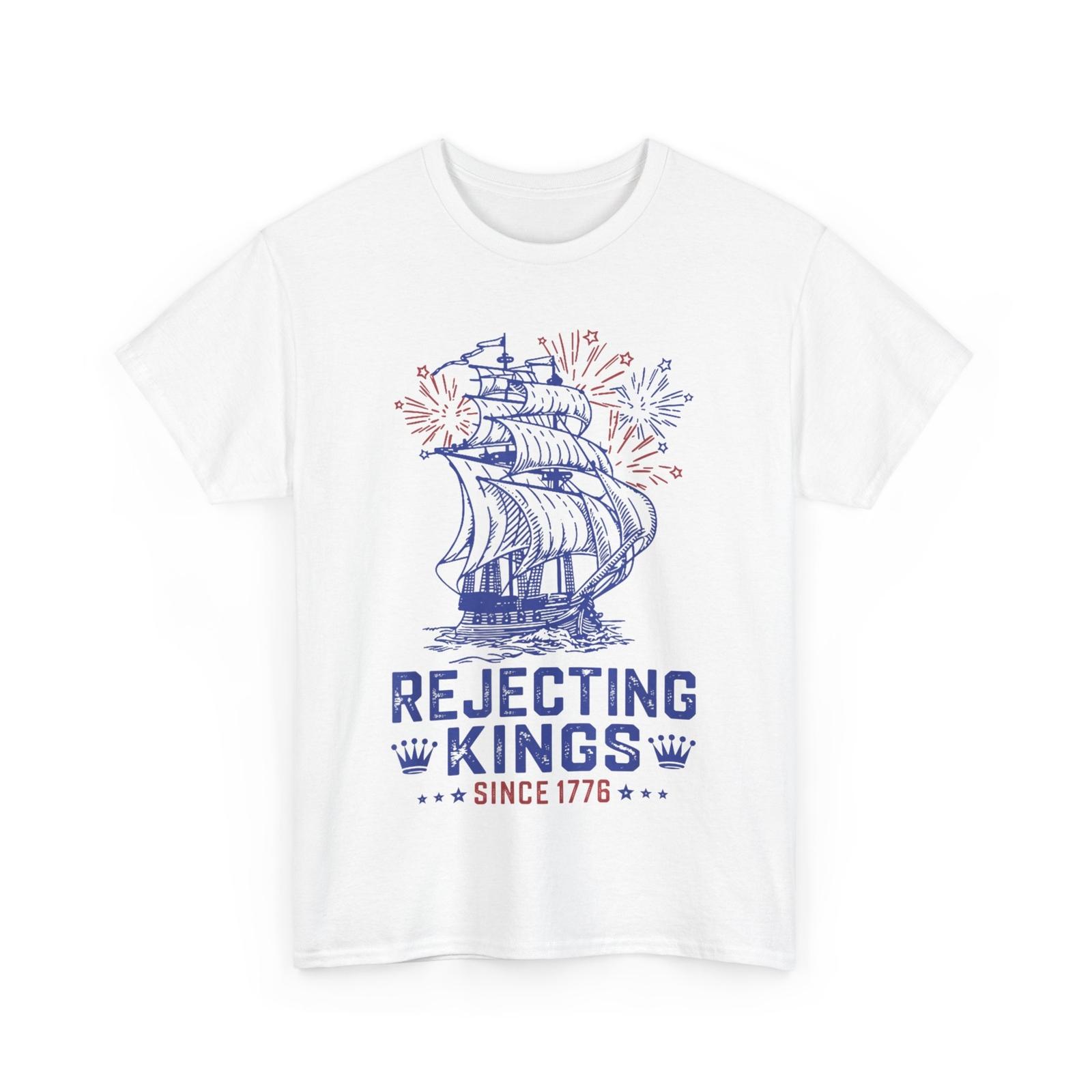 

Rejecting Kings Since 1776 T-Shirt, Fireworks 4th of July T-Shirt 5XL різнокольоровий