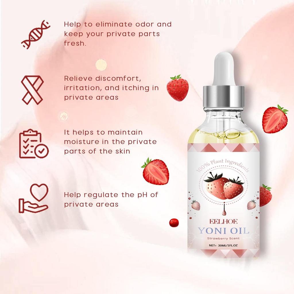 EELHOE Women's Intimate Essential Oil Deodorizing and Itching Body Cleansing and Firming Essential Oil