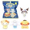 Sanrio Character Zodiac Season 01 Bath Ball 1 piece Apple Scent Additive Children Boys Girls Toy Included Fizzy Kids Figure Mascot Cute Fun Santan