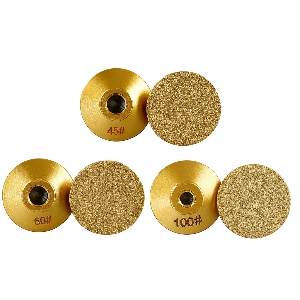 Efficient 2in Brazing Polishing Discs Brazed Flat Grinding Head Perfect for Craftsmen,DIY Enthusiasts,Repair Enthusiasts