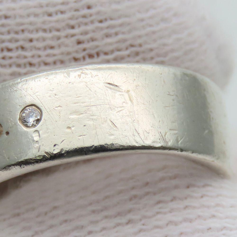 Used TIFFANY&Co. Ring Return To Narrow EU#48 Silver925/diamond 4.7g Silver 2PD