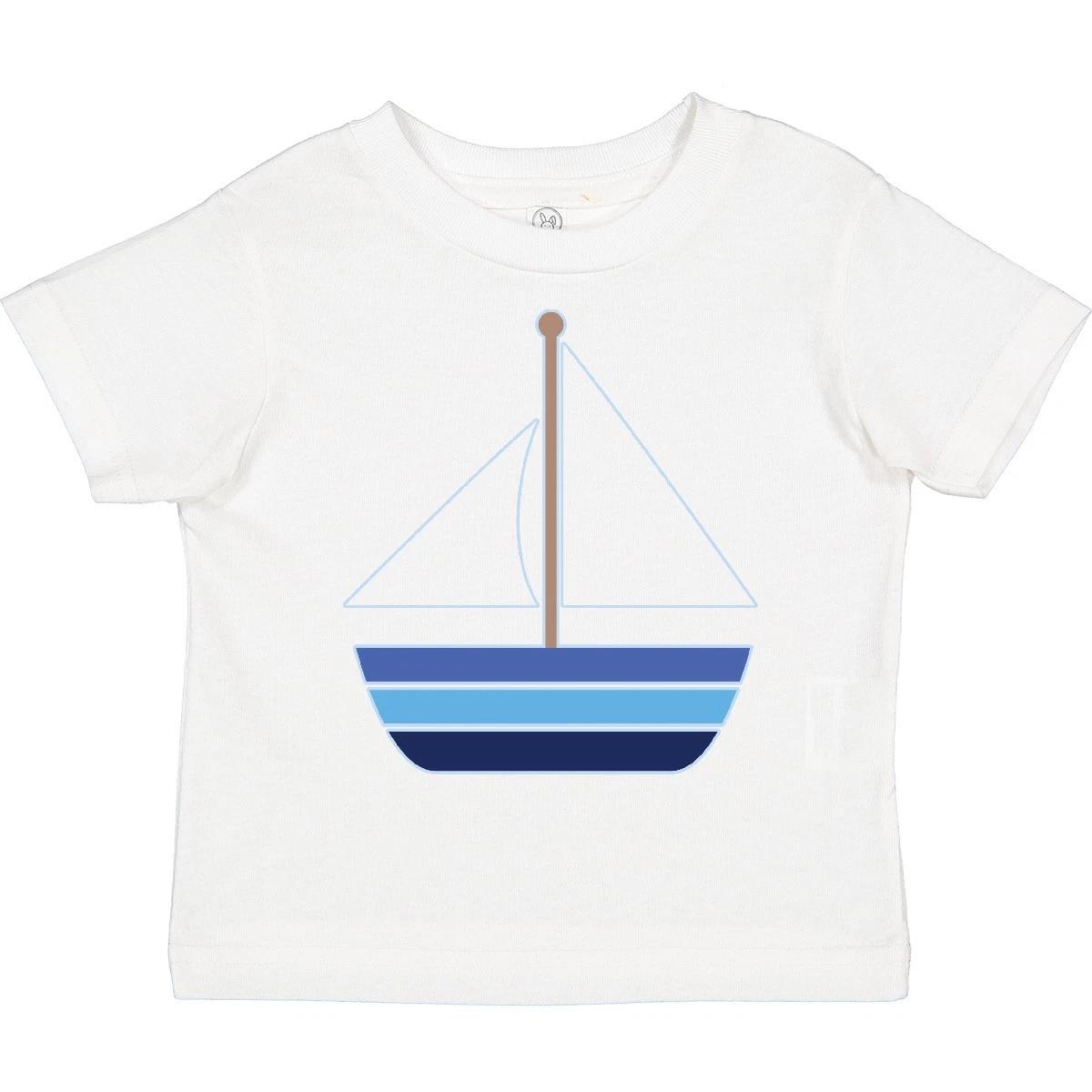 Inktastic Парусник Морской Парусник Футболка для Малыша Одежда Моряк Ребенок Ребенок 110