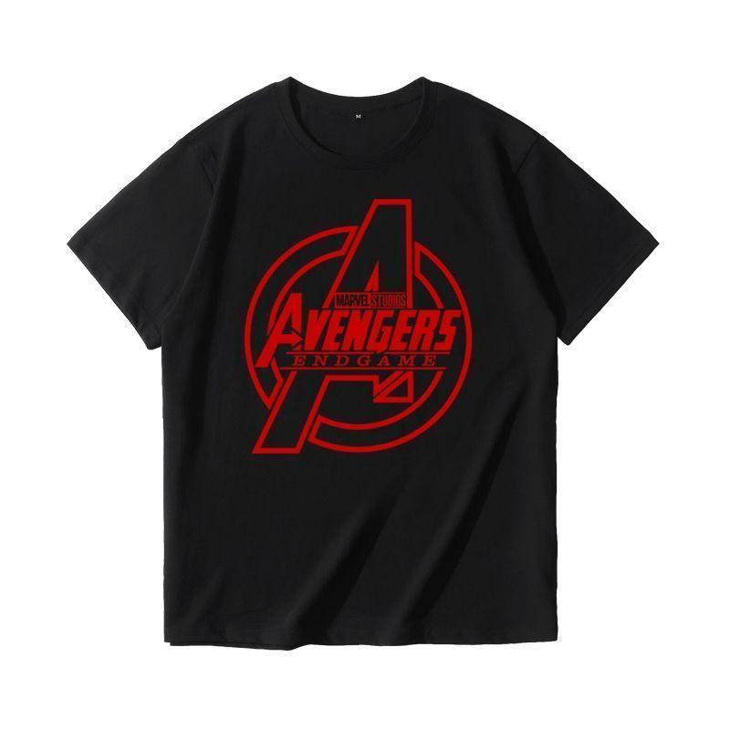 2025 Marvel Avengers Potlačené Spoločné Tričko Pánske a Dámske Letné Americké Nové Veľké Veľkosti Voľné Bežné Trendy Krátkorukávový Vrchný Diel