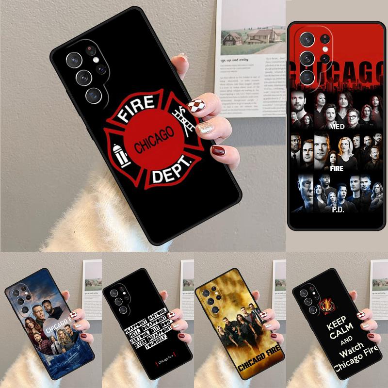 Chicago Fire TV Show Phone Case for Samsung Galaxy Note 10 Pro S26 Ultra S23 S24 FE S25 S21 S22 PLUS Shockproof Cove