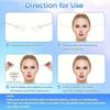 Invisible Face Lift Tape and Band Set, 18 Pcs Hypoallergenic Clear Lifting Patches with 4 Adjustable Elastic Straps