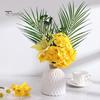 Artificial Narcissus Flower 1 Bouquet Realistic Decorative Easy Care Simulation Yellow White Fake Home Decor