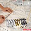 50M Self-Adhesive Tile Sticker Tape Golden Silvery Floor Waterproof Wall Gap Sealing Strip Tile Beauty Seam Sticker Hotel Decoration