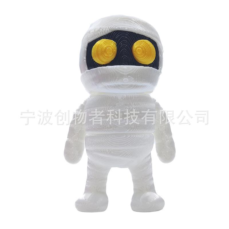 Gentleman Little Skull Mummy Mr. Desktop Car Ornament Special for Halloween Atmosphere Arrangement