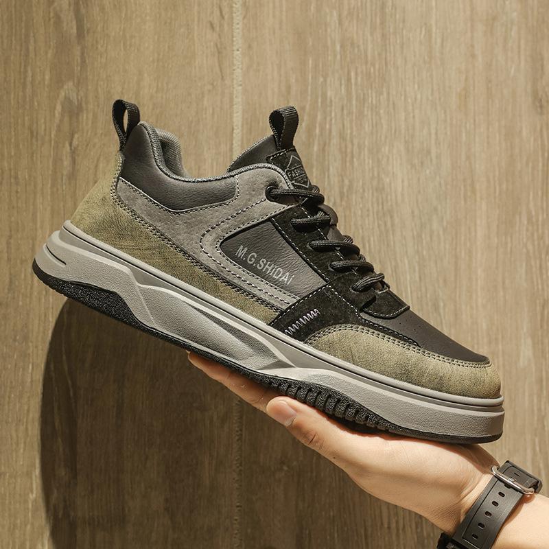 Men's shoes new breathable men's shoes men's wear-resistant versatile sports and leisure board shoes student party shoes