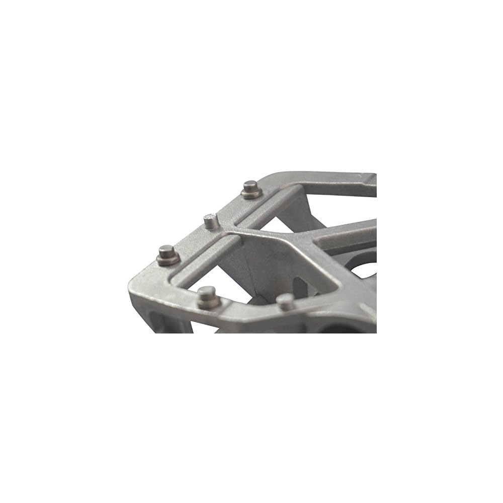 MKS Allways Silver Aluminum Bicycle Pedals for Mountain Bikes