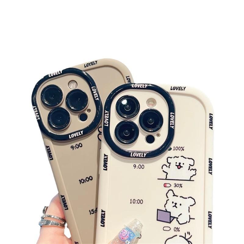 Work Status for Apple 16promax Mobile Phone Case Women's New Model for IPhone15/14plus Cute 8/7se