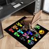 1pc Sprunki9 Print Area Rug - Soft, Washable Non-Slip Indoor Mat for Office Chairs, Living Room, Home Office Decorative Rug
