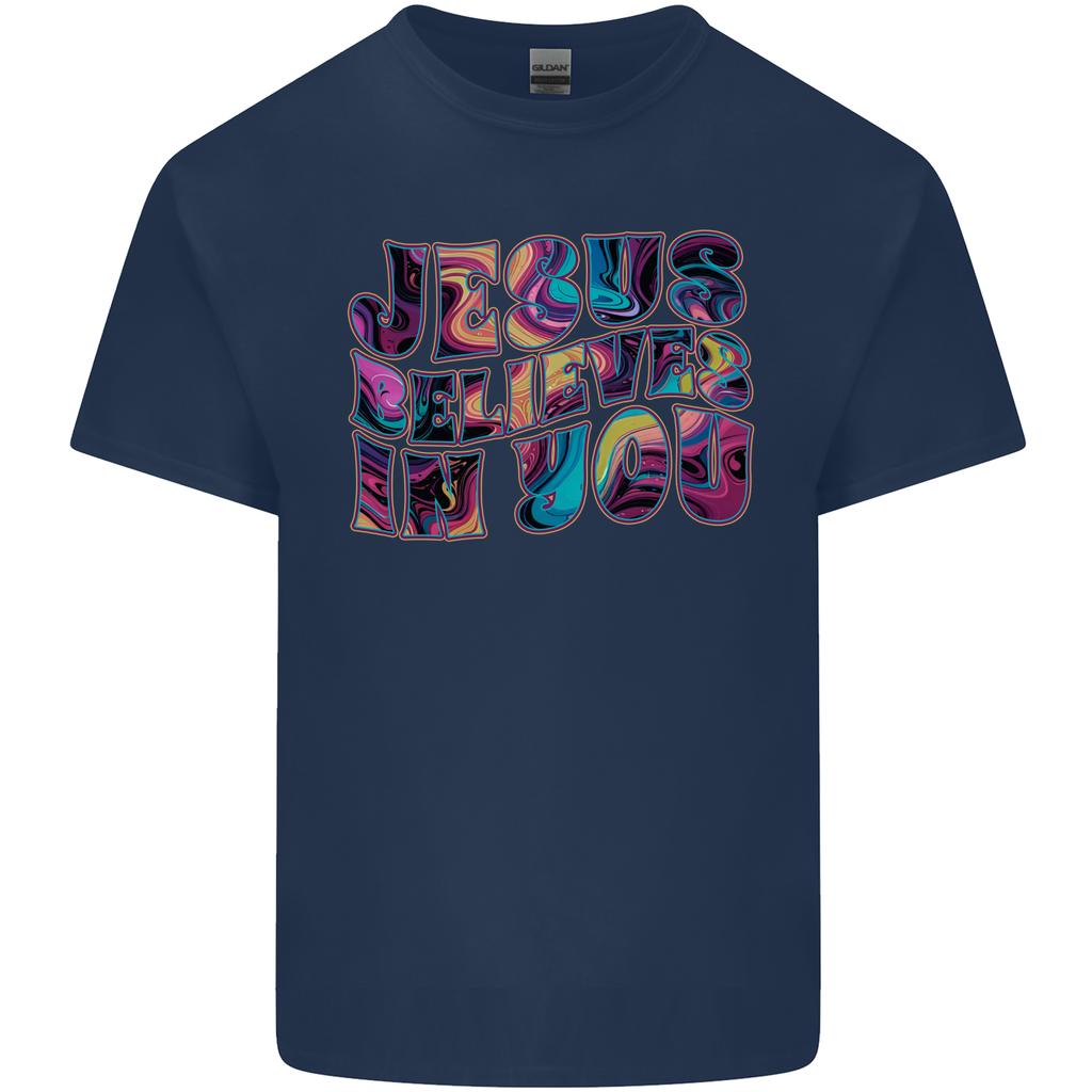 Jesus Believes In You Christian Christianity Unisexs Light Cotton TShirt