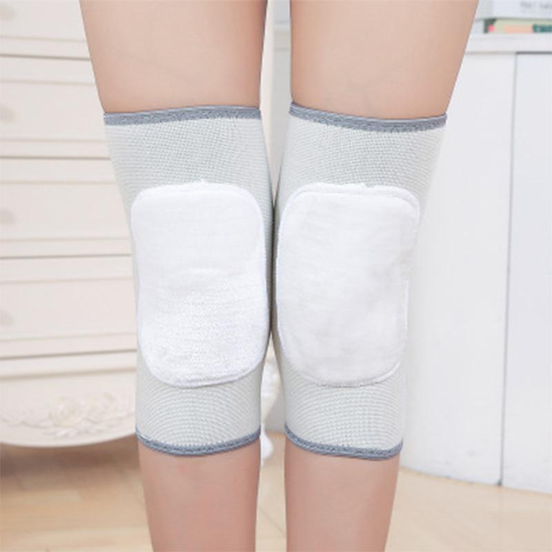 Knitted Knee Pads Adjustable Buckle Office Middle-aged and Elderly Spring and Autumn Velvet Thickened Outer Wear Leg Cover
