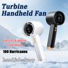 High-speed Turbo Desktop Small Fan Lightweight Mini Pocket Fan USB Charging Handheld Fan  Outdoor