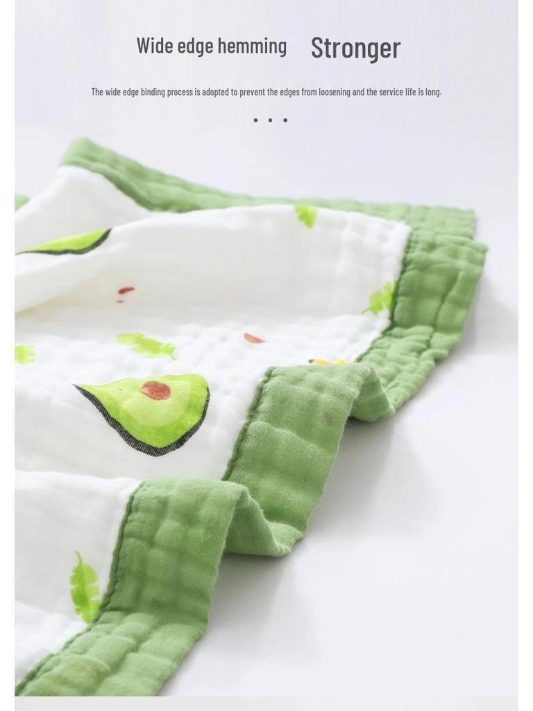 Baby Six-Layer Gauze Cotton Towel & Quilt – Spring/Summer Toddler Blanket