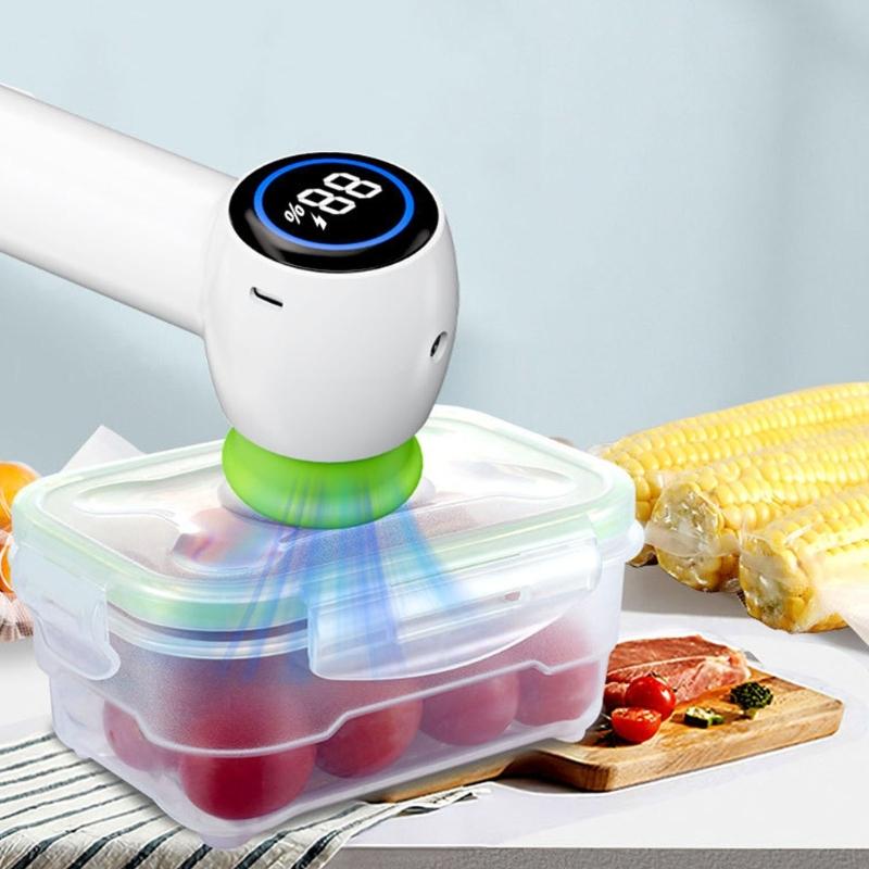 Portable Vacuum Packing Device Small Vacuum Sealer Vacuum Device Multifunctional Sealer for Meat Vegetables Fruits