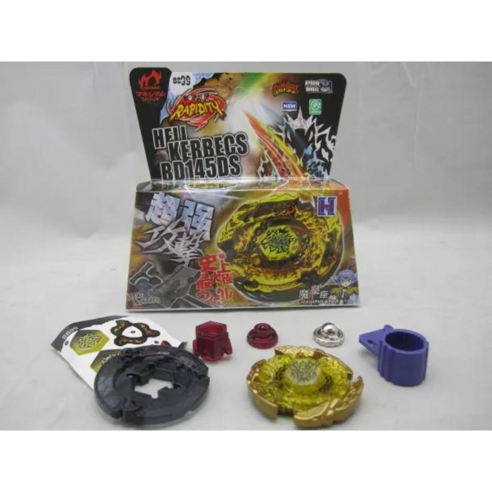Takara Tomy 4D Metal Fusion Spinning Top Set With Launcher, Battling Gyro Toy, Interactive Gift (Random Parts)