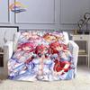 Comic The Quintessential Quintuplets Cashmere Blanket Sexy Anime Girl Flannel Blanke Portable Warm Camping  Soft skin