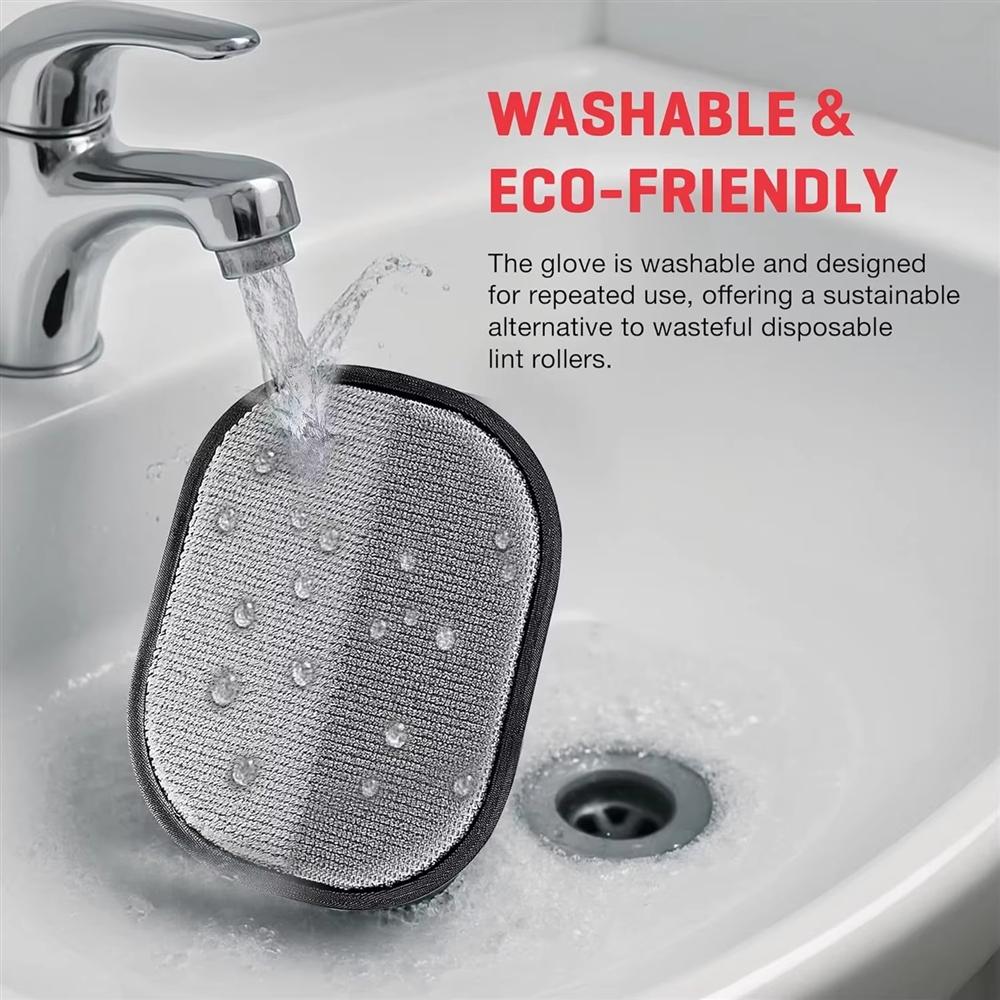 Gants Électrostatiques 2X Plus Rapides pour l'Épilation Lavables Réutilisables pour Chiens Chats Toilettage et Solution Contre la Perte de Poils