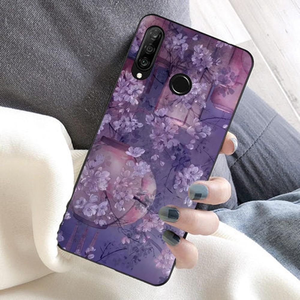 Infinity On Purple Flower Phone Case For Huawei Honor 10 Lite 9 20 7A Pro 9X Pro 30 Pro 50 Pro 60 Pro 70 Pro Plus