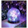 Solar Powered Cracked Glass Ground Stake Light Bright Soft Light For Garden Patio Camping Decor