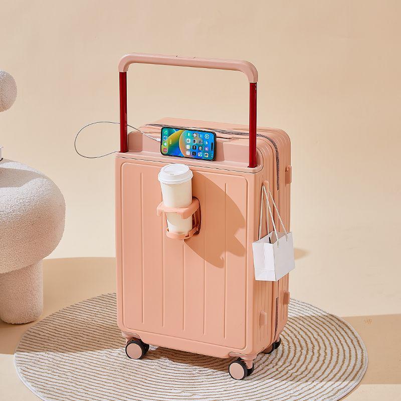 Multifunctional Large-Capacity Suitcase with Wide Handle and Combination Lock for Travel