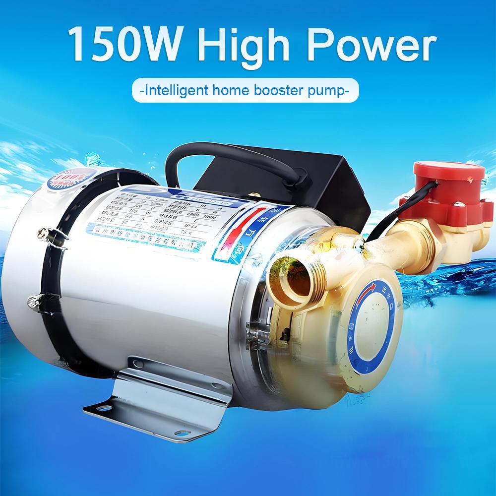 220V Solar Water Heater Home Booster Pump Automatic Piping Pressurized Pump Tap Water Booster Pressurized Water Pump