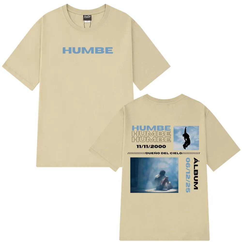 Singer Humbe Esencia Tour Graphics T Shirts Men Women Hip Hop T-shirt Short Sleeve Fashion Oversized Cotton T-Shirts Streetwear